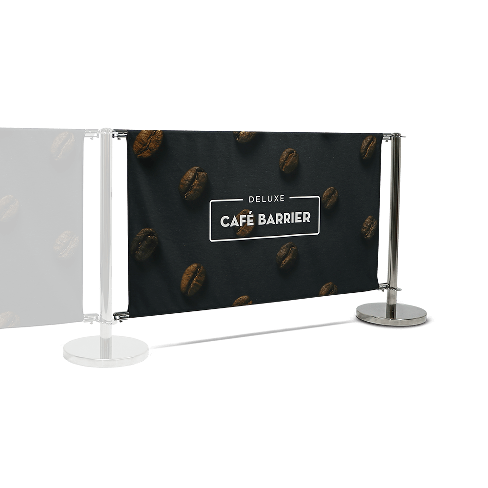 Deluxe Café Barrier (1500 Double-Sided Extension)