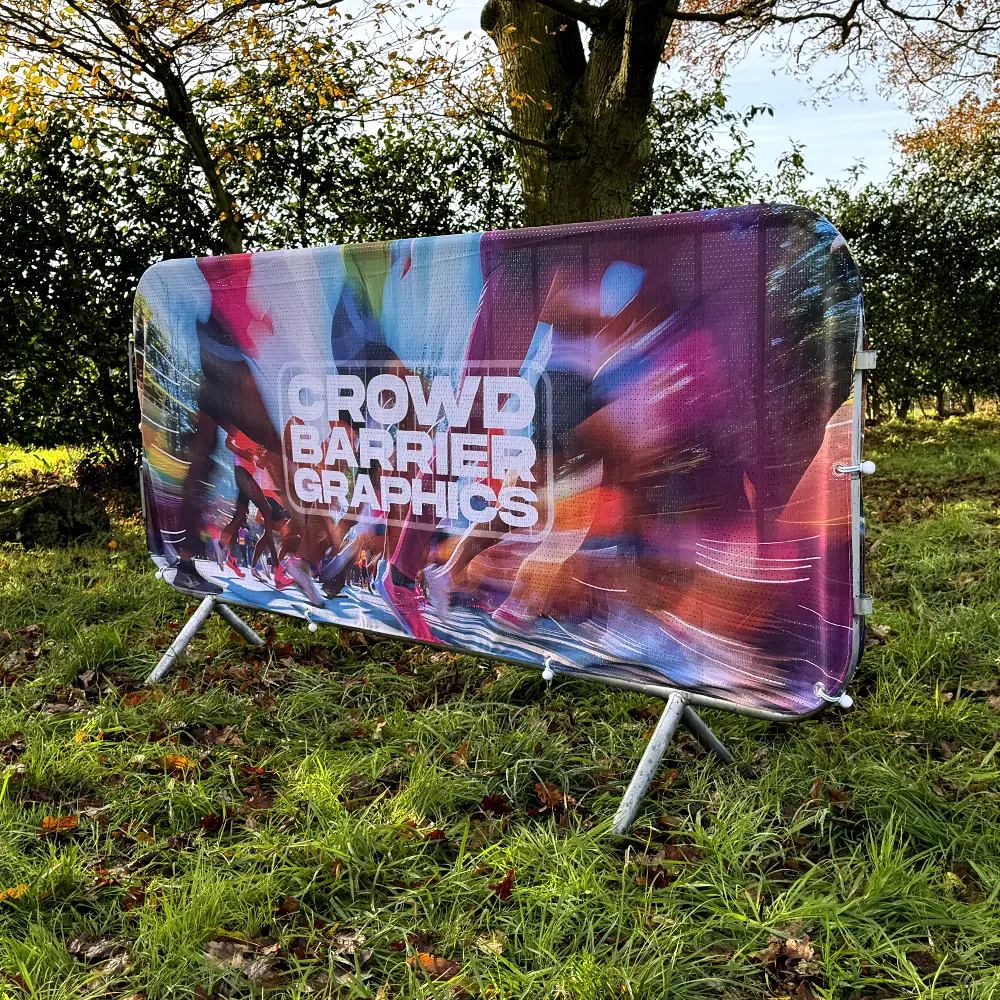 Crowd Barrier Graphic (AirMesh Fabric Jacket, Double-Sided from Side)