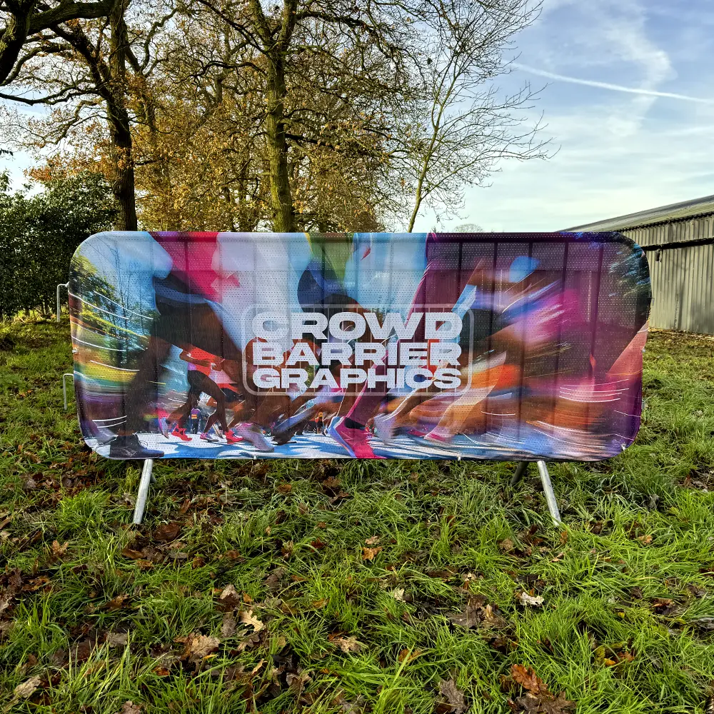 Crowd Barrier Graphic (AirMesh Fabric Jacket, Single-Sided) Crowd Barrier Graphic (AirMesh Fabric Jacket, Single-Sided)