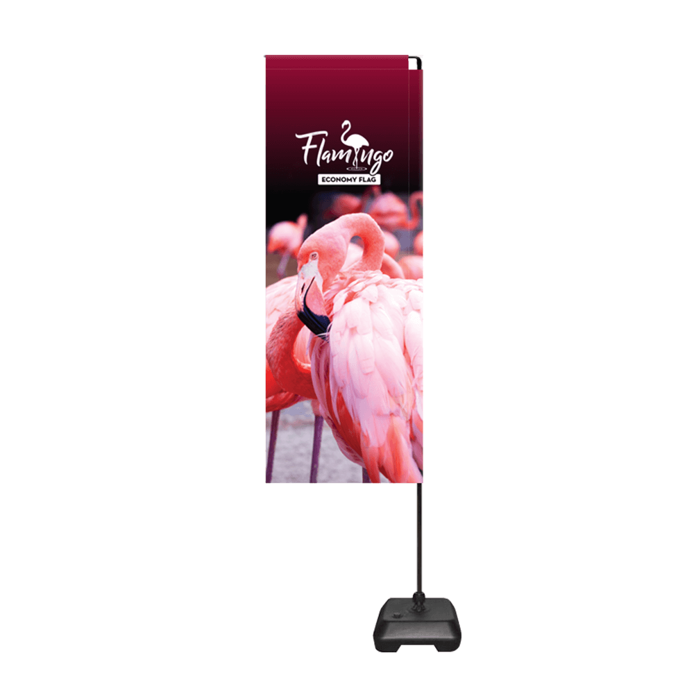 Flamingo Economy Flag (Facing Left)