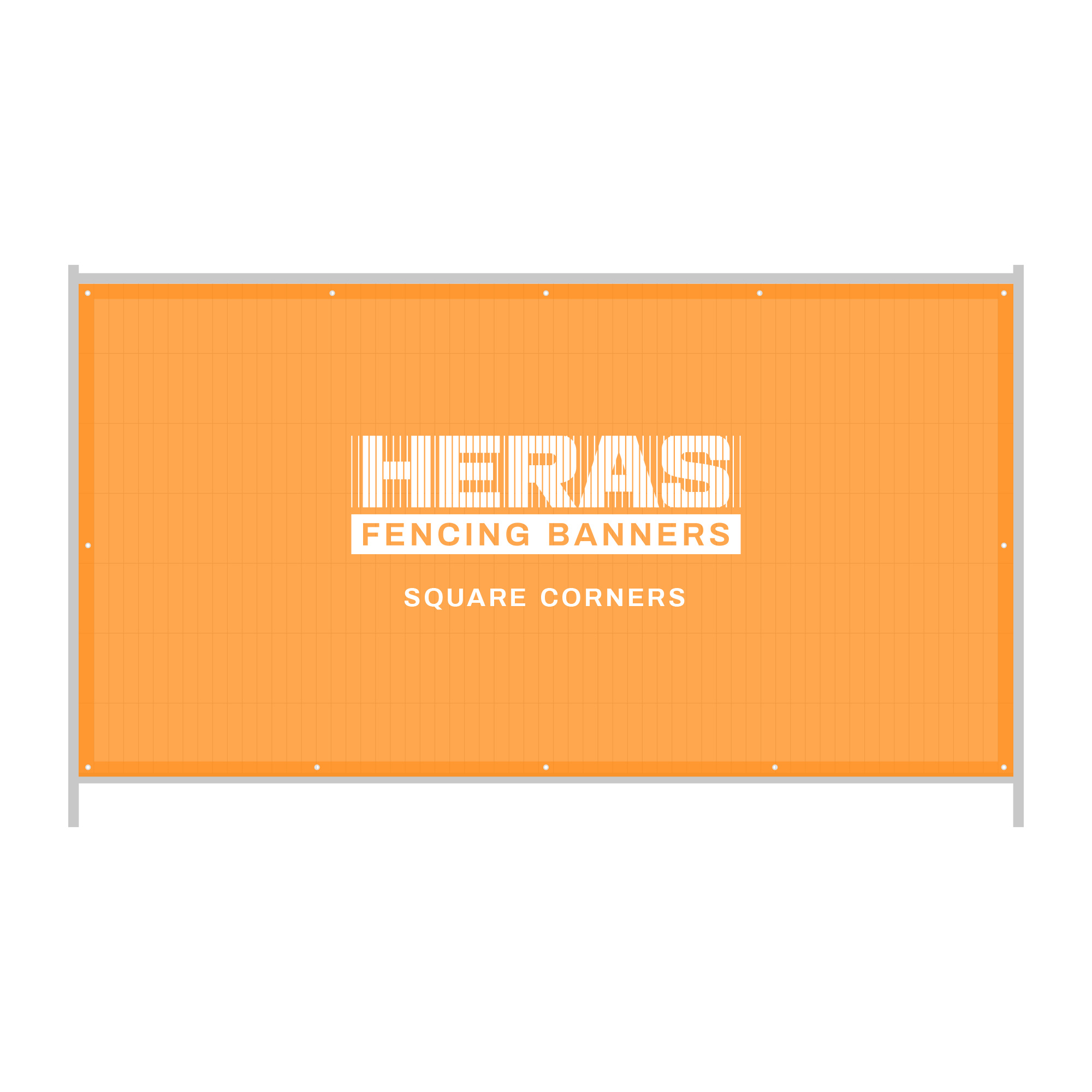 Heras Fencing Banners (Square Corners)