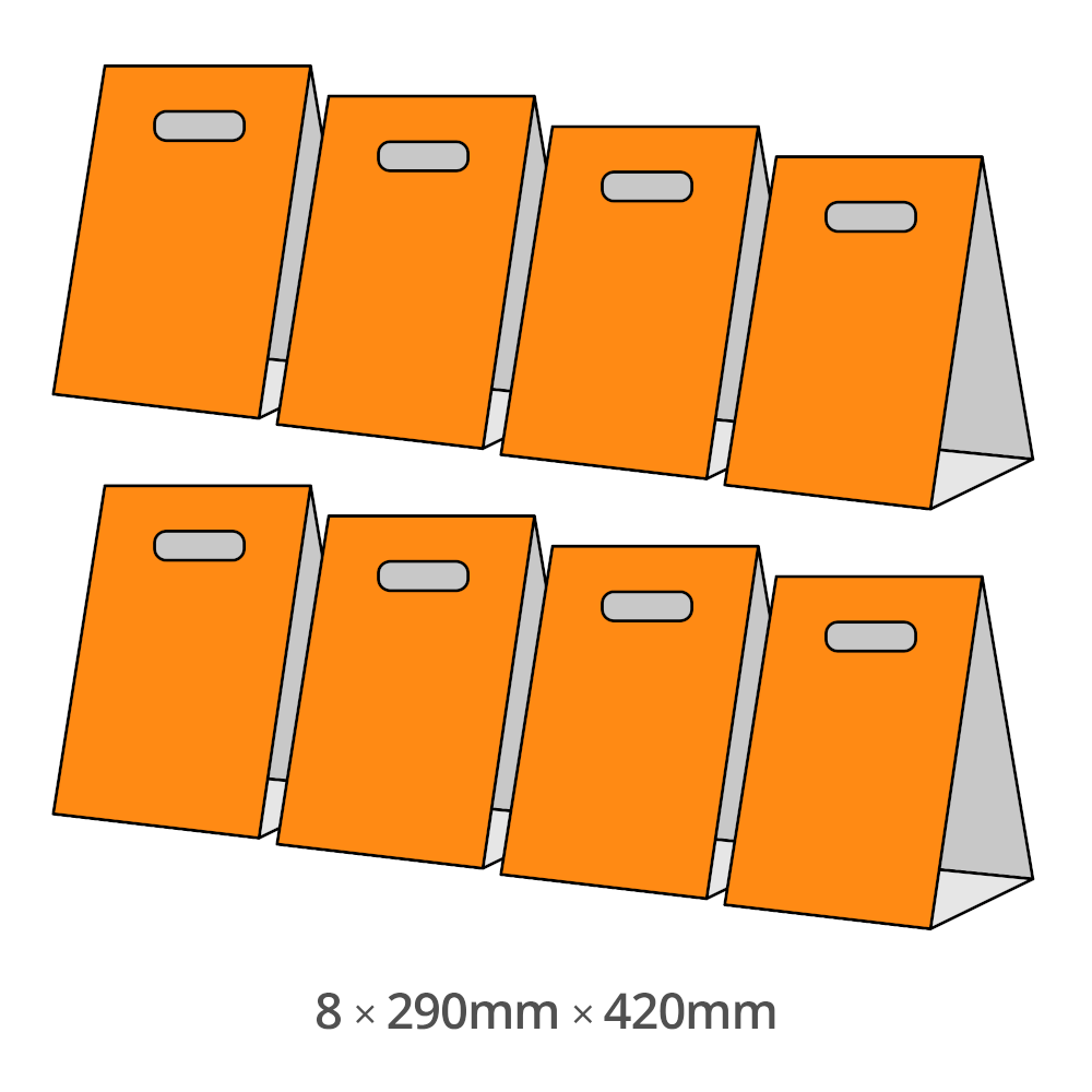 A-Board Pack (8 � 290mm � 420mm) Illustration