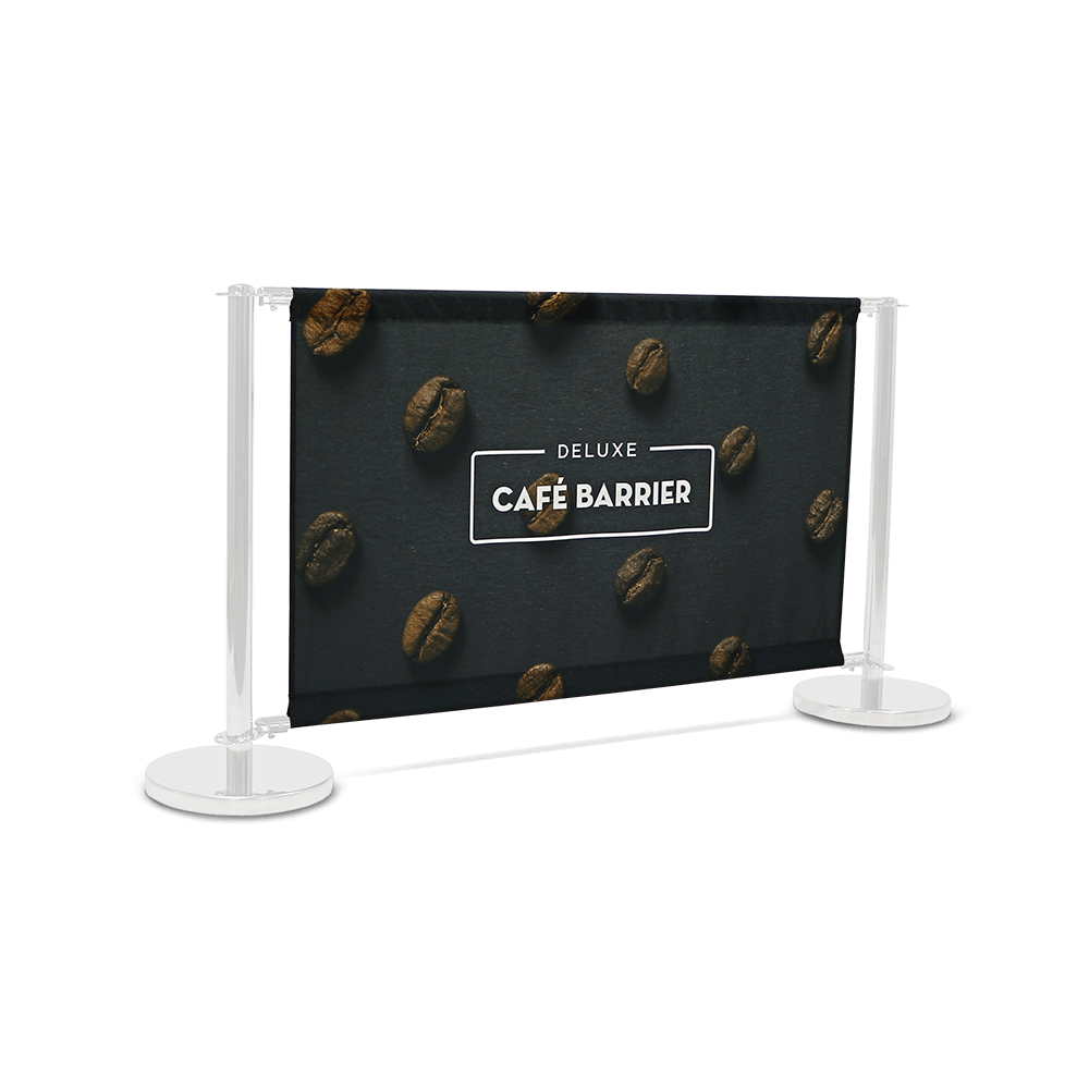 Replacement Graphics for Deluxe Café Barrier (1500 Single-Sided)