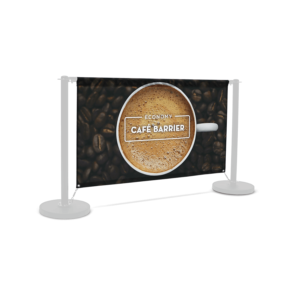 Replacement Graphics for Economy Café Barrier (1500 Single-Sided)