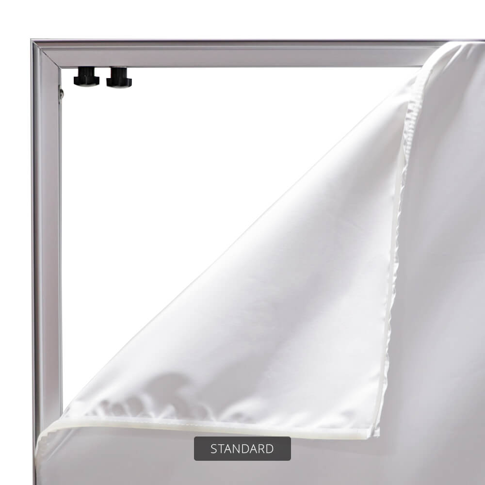 SEG Fabric Standard Free-Standing Displays (Graphic Corner Peeled)