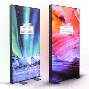 SEG Fabric Standard Free-Standing Lightboxes